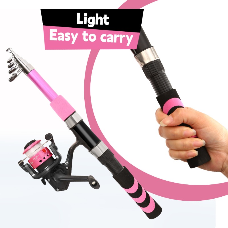Fishing Rod Spinning - Kinderen Volwassen Beginner Hengel Combo Set