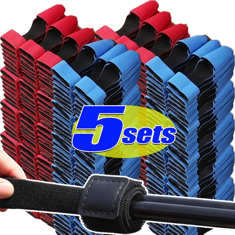 Fishing Rod Spinning - Hengeltopbescherming, elastische hengelriem, beschermkap, hoesset voor