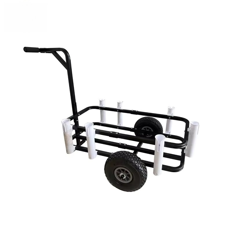 Inklapbare strandwagen, viskar - Fishing Rod Boat recensie en prijs