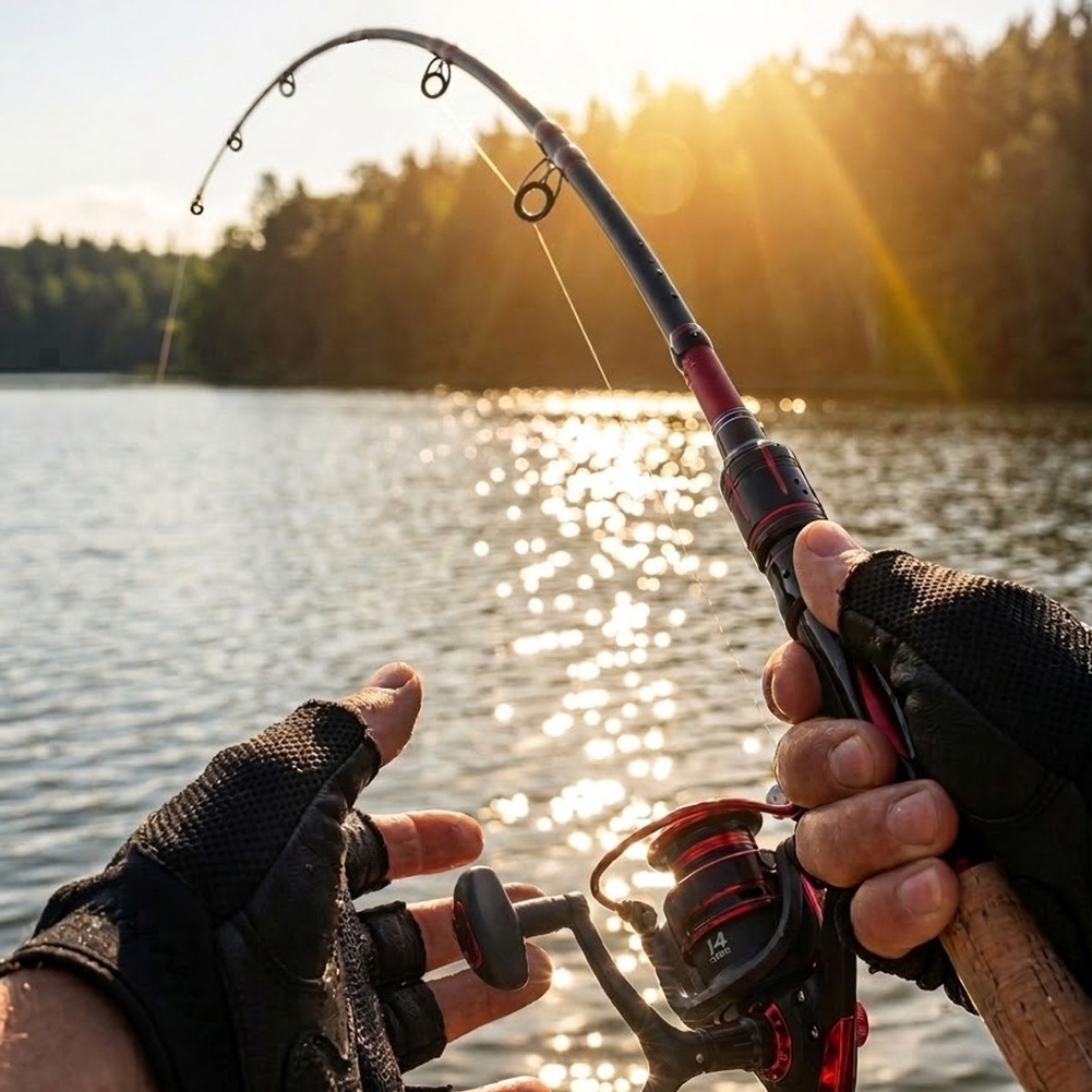 Ultralichte carbon fiber henge - Fishing Rod Combo recensie en prijs